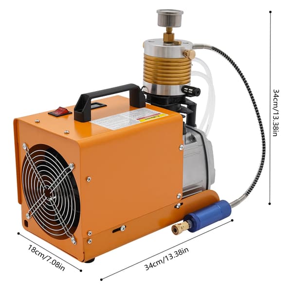 Højtryksluftkompressor, 4500 PSI, Bærbart Design,220V, EU
