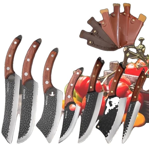 Grøntsagshakker, Rustfrit Stål, Multifunktionelt Køkkenværktøj,7PCS