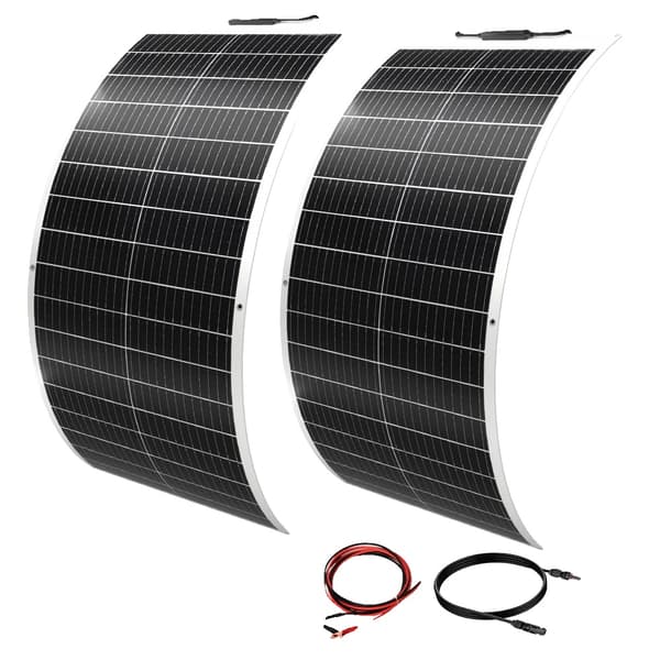 Solpanel Startpakke, 180W Strøm, Inkluderer Laderegulator,180W solpanel kit