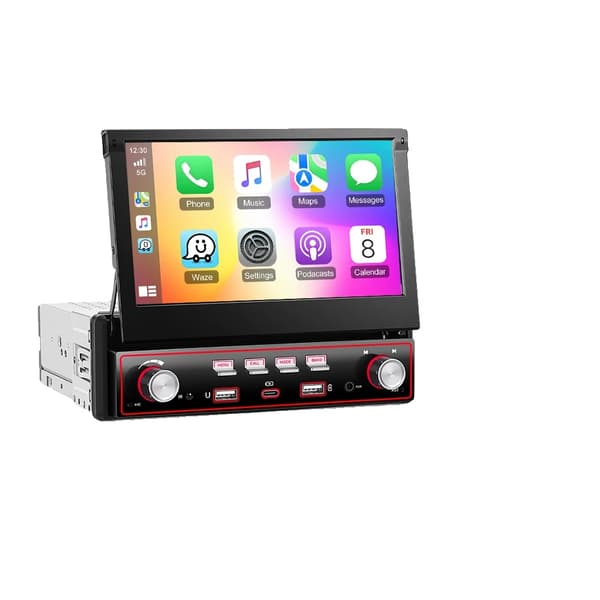 Carplay, trådløs forbindelse,med 12 LED