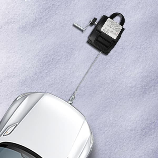 Elektrisk vinsch, 12V, dubbelkontrollfunktion,Svart