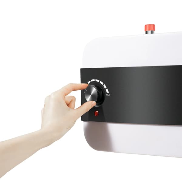 Elektrisk Vattenvärmare, Kompakt Design, Temperaturkontroll,VIT