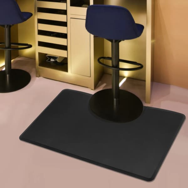 Salon Mat, Anti-Træthedsdesign, Vandafvisende Overflade,sort