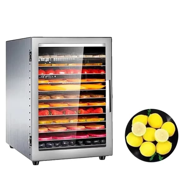 Madtørrer, Effektiv Tørring, Brugervenlig Skærm,12-lags, 220V, EU