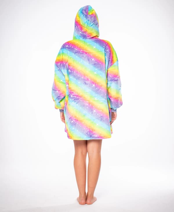 Sweatshirt Tæppe, Oversized Design, Varmt og Behageligt,MULTI