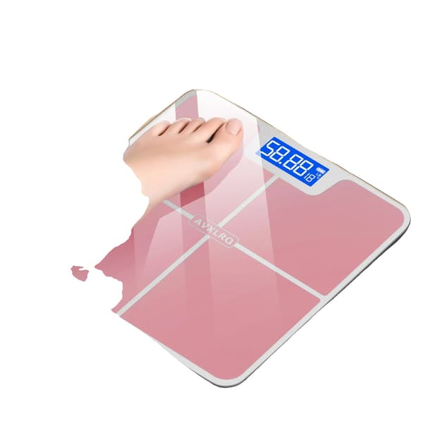 Våg, Hög Precision, LCD Skärm,Rosa