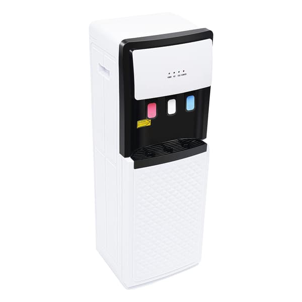 Vandkøler Dispenser, Varm & Kold, Bundlæsning,HVID