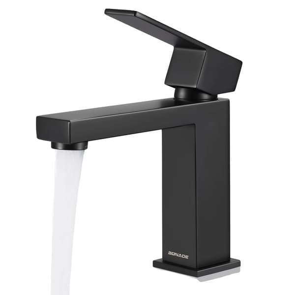 Vaskeskuffe, Moderne Design, Holdbart Rustfrit Stål,G3/8, sort