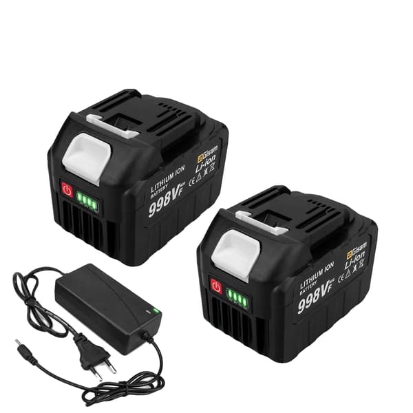 Uppladdningsbart batteri, 18V spänning, förlängd driftstid,2x 4.5Ah Batteri