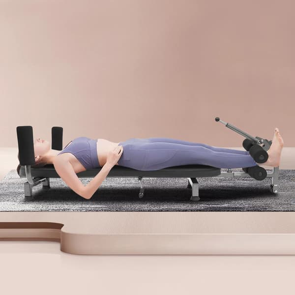 Rygstrækker, Spinal Dekompression, Kropsholdningskorrektion,Sort