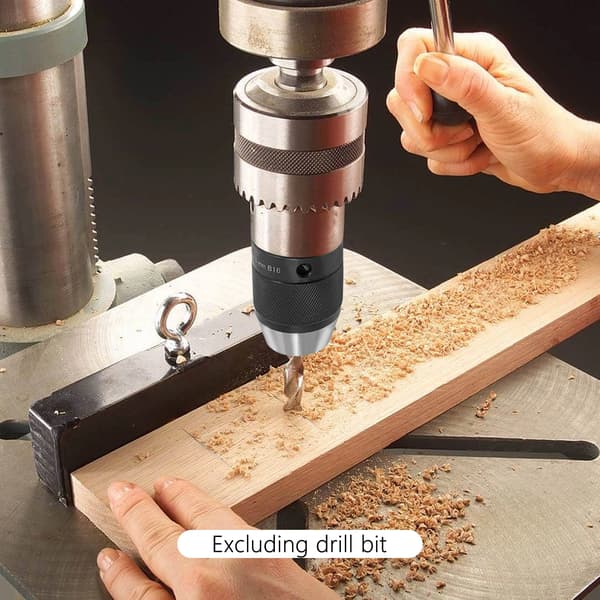 Borrchuck, Tungt Design, Hög Precision,svart