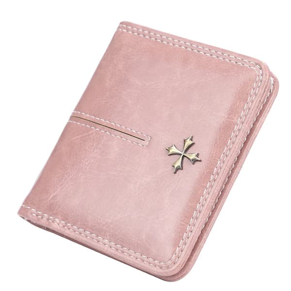 Plånbok, Kompakt Design, Stilig Utseende,Rosa