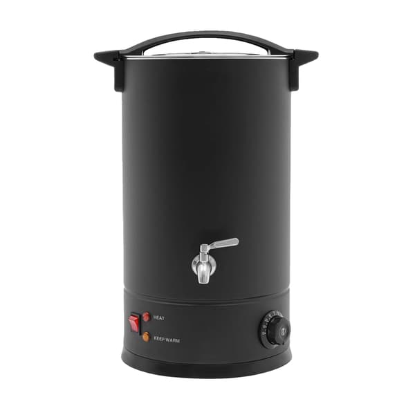 Voks Smelter, 304 Rustfrit Stål, 8L Kapacitet,15L Sort
