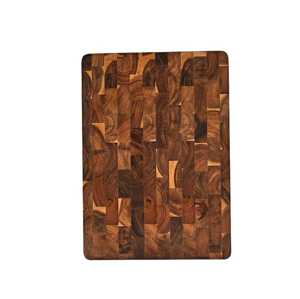 Skärbräda, Premium End-Grain Trä, Vändbar Design,36x24x2.5cm