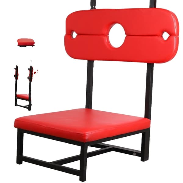 Bondage Stol, Justerbart Design, Komfortabel Polstret Sæde,Stol C