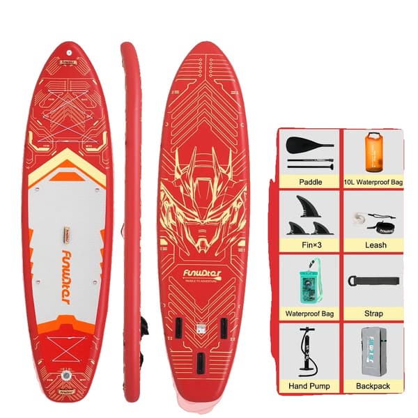 Stand Up Paddle Board, Letvægtsdesign, Inkluderer Tilbehør,SUPFW50C