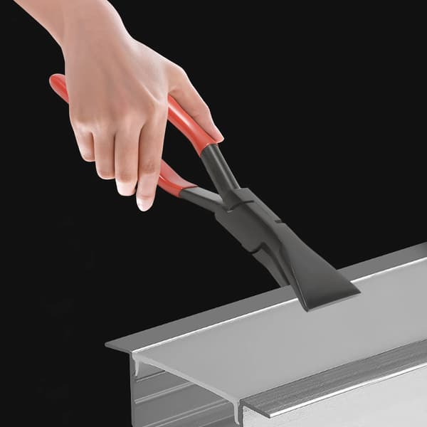 Sæt af pladebearbejdningstang, holdbart materiale, ergonomisk greb,Rød