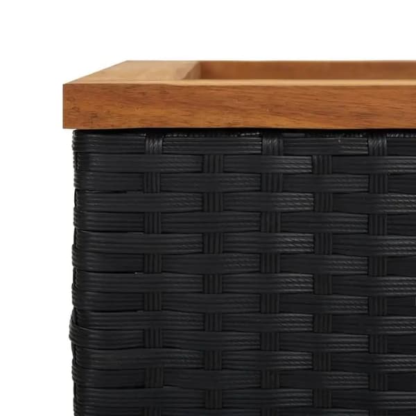 Blomsterkrukke, Holdbar Plastik, Moderne Design,Sort
