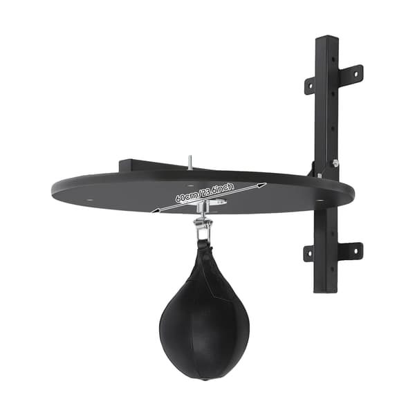 Speed Bag Platform, Justerbar Højde, Holdbare Materialer,sort