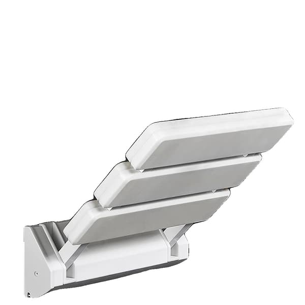 Duschstol, Väggmonterad, Platsbesparande Design,VIT