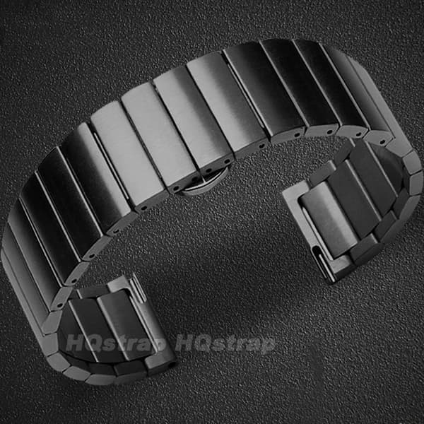Urrem, Rustfrit Stål, Unisex Design,22mm, sort
