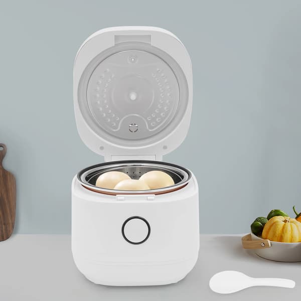 Elektrisk Risgryde, 5,28 QT Kapacitet, Multifunktionel Madlavning,HVID