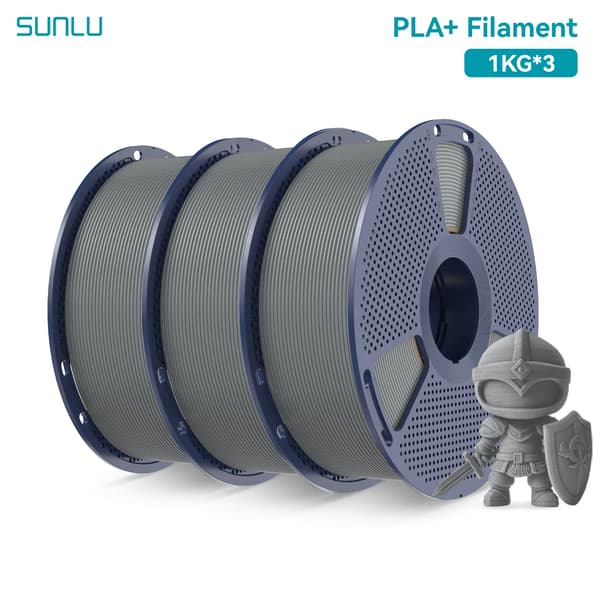 3D-utskrift filament, hög hållfasthet, miljövänligt material,3KG Grå