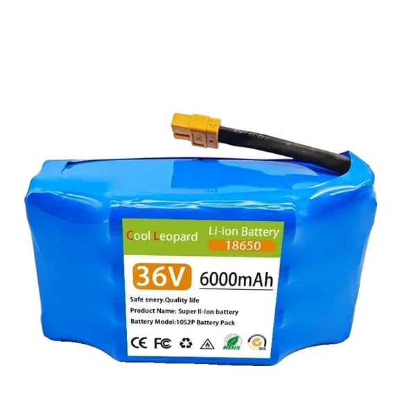 Batteri, 6000mAh kapacitet, 36V spänning, 36V 6000mAh