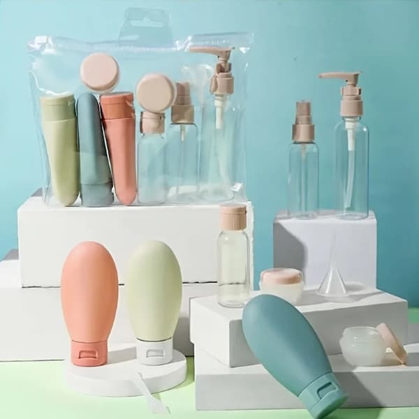 Reseflaskor Set, 11 Delar, Hållbar Design,11 Artiklar