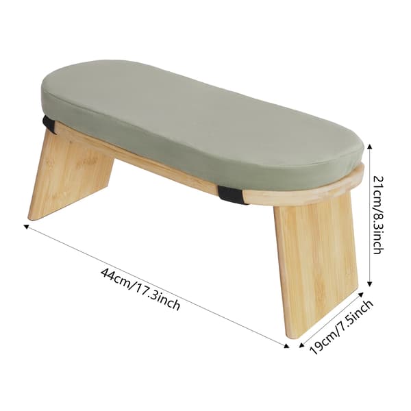 Meditationspall, Fällbar Design, Hög Viktkapacitet,grön