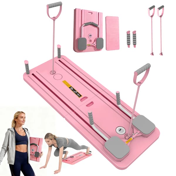 Fitnessplatta, Automatisk Återstuds, Mångsidig Träning,Rosa