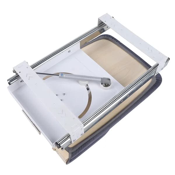 Strykbord, Fällbar Design, 180° Rotation,grå
