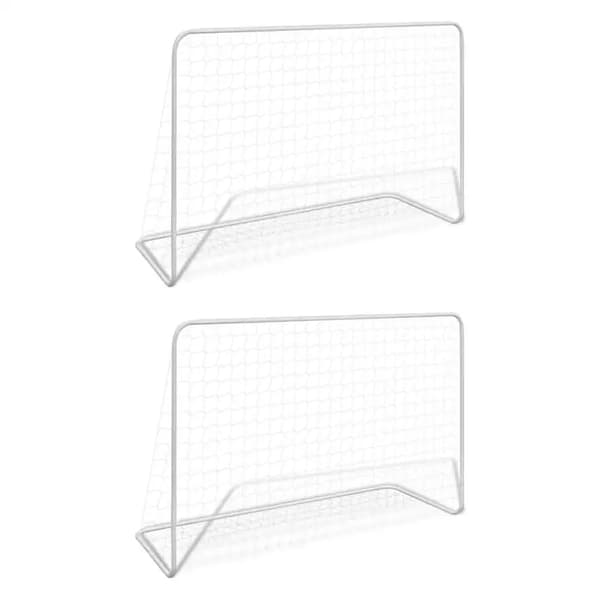 Fodboldmål, Holdbart Stålramme, Vejrbestandige Net,Type1