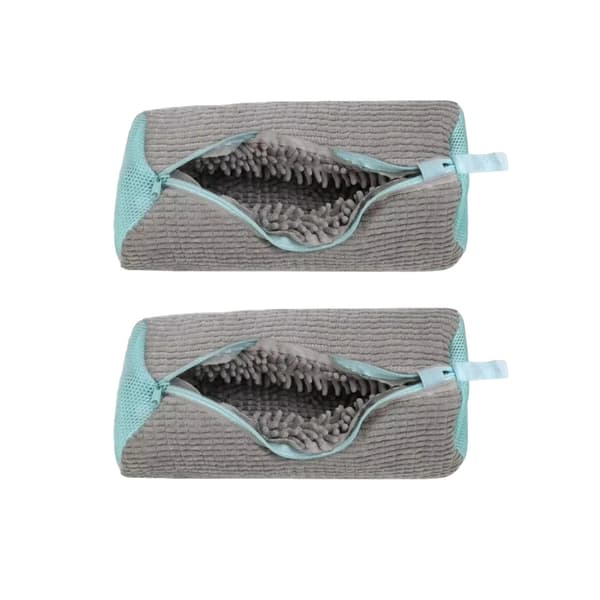 Sneaker Vaskepose, Blødt Chenille Stof, Maskinvaskbar,2pcs