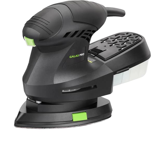 Detail Sander, 200W Effektiv Støvopsamling,grøn