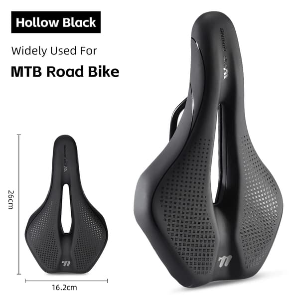Cykelsæde, Åndbart Design, Stødabsorberende Pude,Hulstil