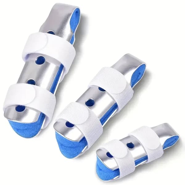 Fingerstöd, Justerbart Stöd, Lättviktsdesign,S, Blå