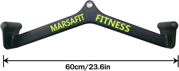 Lat Pulldown Bar, Tungt Stål, Halkfri Gummigrepp,BT04