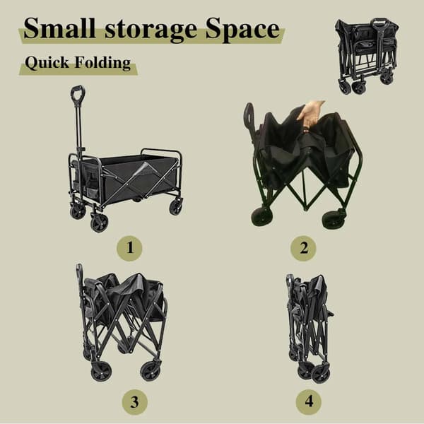 Campingvagn, Hög kapacitet, Fällbar design,Fällbar bil