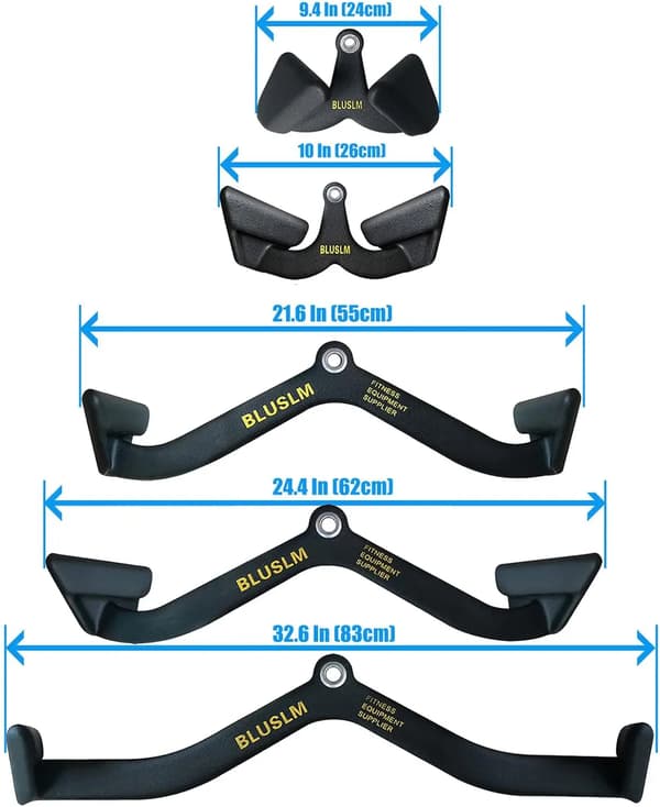 Träningsfästen Set, Hållbart Stål, Passar Standard Kabelmaskiner,BL5PCS