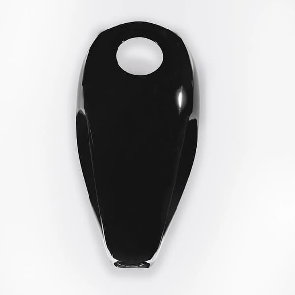 Bränsletanklock, Aerodynamisk Design, Enkel Installation,Ljus svart