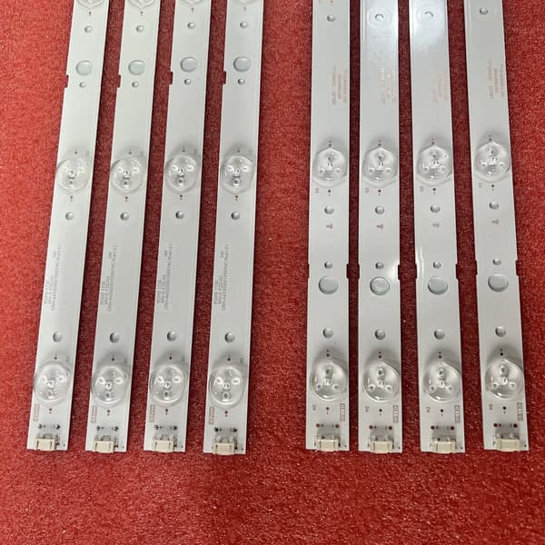LED Strip Light, 8-pack, Mått 332mm & 430mm, Dimbar, CE Märkt