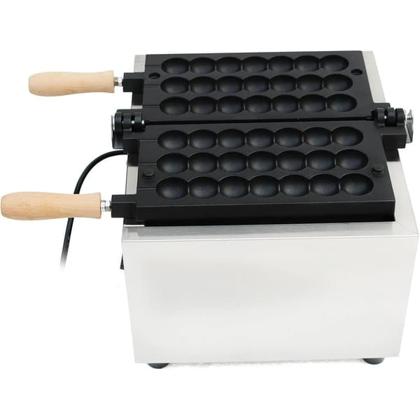 Vaffeljern, 1500W Effekt, Temperaturinterval 50-300 °C, Timer 0-5 minutter, Rustfrit stål, Non-stick overflade