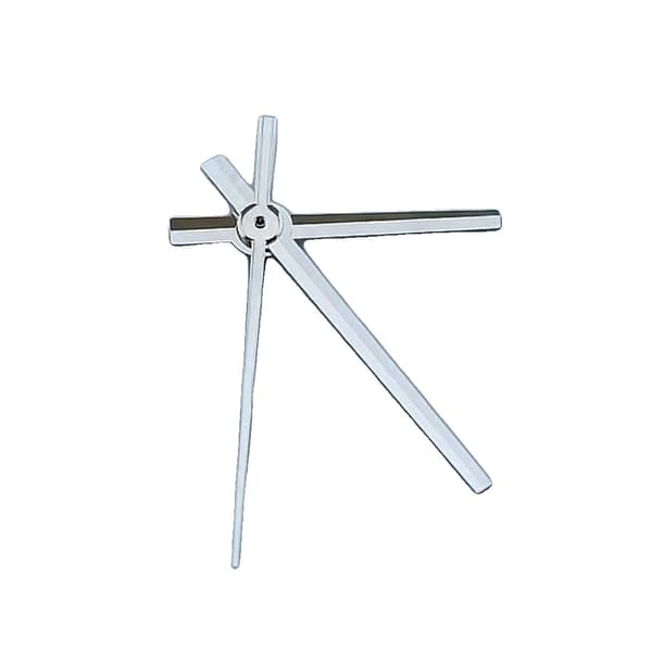 Klockhänder, Luminös Design, Hållbart Material,NR.1 silver