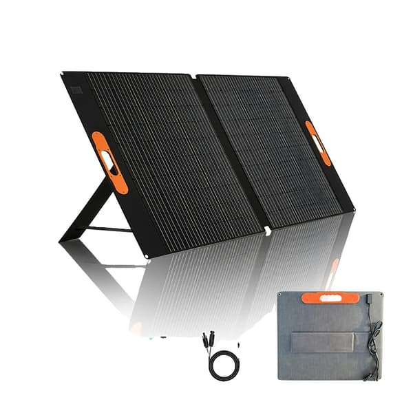 Solpanel, Høj Effektivitet, Bærbart Design,100W solpanel