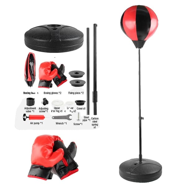Boxningsbollset, Hållbart Material, Justerbar Höjd,1.25M