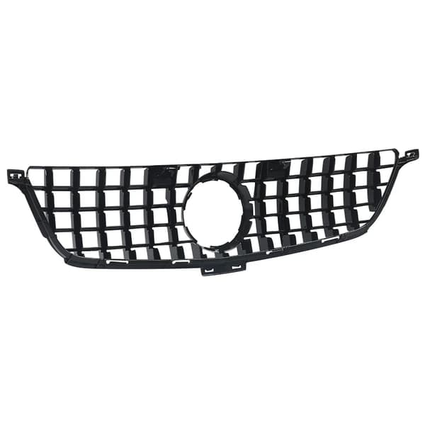 Frontgitter, Moderne Design, Holdbar Konstruktion,Krom Sølv Sort