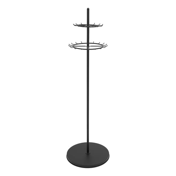 Tilbehørsholder, 31 Krog, Pladsbesparende Design,sort