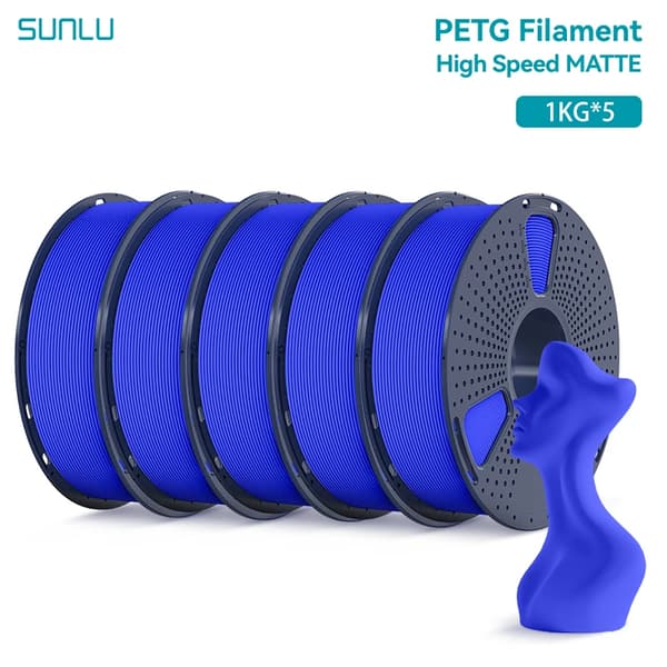 3D Filament, Høj Hastighed, Mat Overflade,Blå