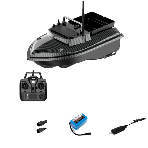 Bait Boat, GPS Navigation, 500m Rækkevidde,12000mah